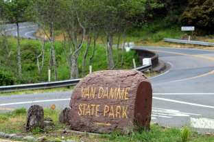 Van Damme State Park along CA HWY 1, Little River California.