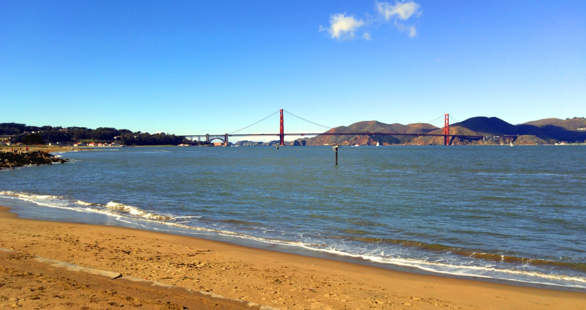 San Francisco Bay and Golden Gate Bridge. Photo: Mary Charlebois.